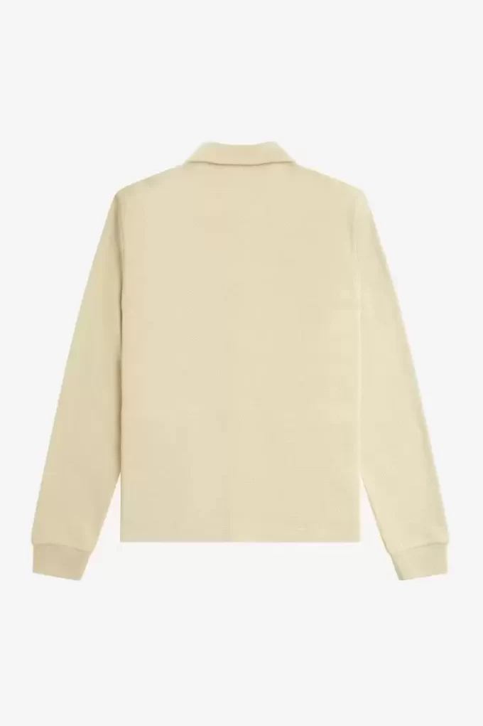 Polo da uomo a maniche lunghe con bottoni Polo da uomo a maniche lunghe con bottoni
