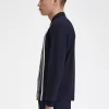 Polo da uomo a maniche lunghe con righe sfumate Polo da uomo a maniche lunghe con righe sfumate