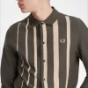 Polo da uomo a maniche lunghe con righe sfumate Polo da uomo a maniche lunghe con righe sfumate