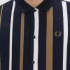 Polo da uomo a maniche lunghe con righe sfumate Polo da uomo a maniche lunghe con righe sfumate