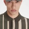Polo da uomo a maniche lunghe con righe sfumate Polo da uomo a maniche lunghe con righe sfumate