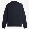 Polo da uomo a maniche lunghe con righe sfumate Polo da uomo a maniche lunghe con righe sfumate