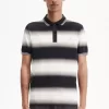 Polo da uomo a righe sfumate Polo da uomo a righe sfumate