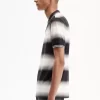 Polo da uomo a righe sfumate Polo da uomo a righe sfumate