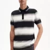 Polo da uomo a righe sfumate Polo da uomo a righe sfumate