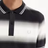 Polo da uomo a righe sfumate Polo da uomo a righe sfumate