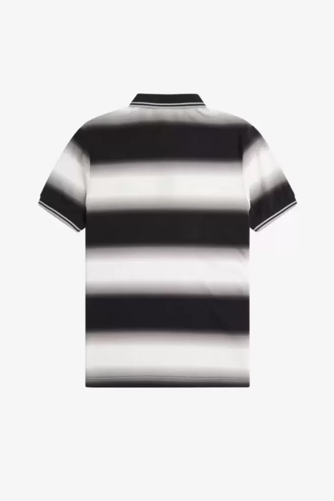 Polo da uomo a righe sfumate Polo da uomo a righe sfumate