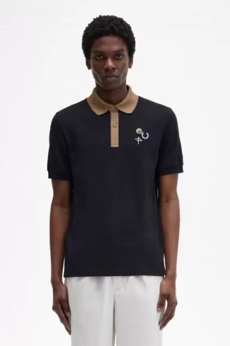 Polo da uomo con colletto a contrasto Polo da uomo con colletto a contrasto