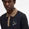 Polo da uomo con colletto a contrasto Polo da uomo con colletto a contrasto