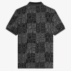 Polo da uomo con grafica a blocchi Polo da uomo con grafica a blocchi