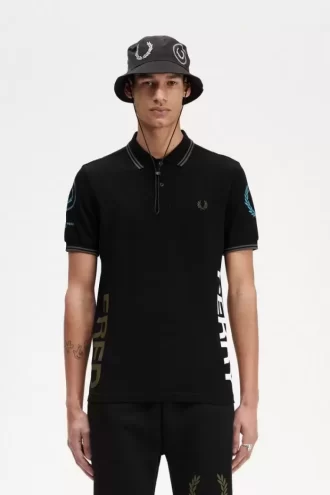 Polo da uomo con marchio grafico Polo da uomo con marchio grafico