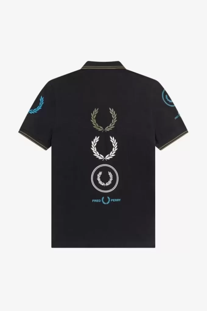 Polo da uomo con marchio grafico Polo da uomo con marchio grafico
