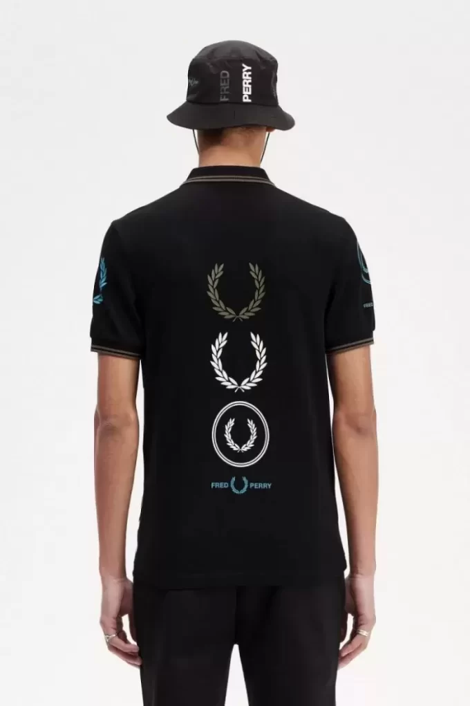 Polo da uomo con marchio grafico Polo da uomo con marchio grafico