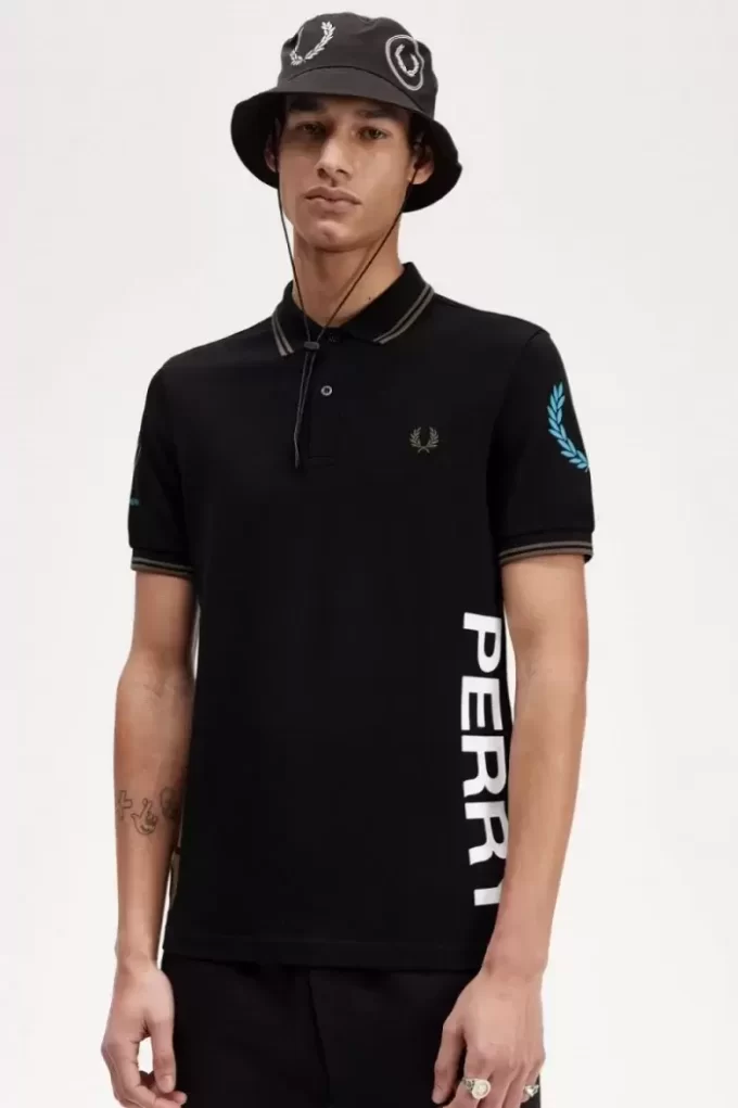 Polo da uomo con marchio grafico Polo da uomo con marchio grafico