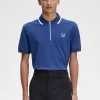 Polo da uomo con mezza zip Polo da uomo con mezza zip