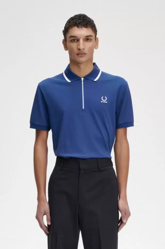 Polo da uomo con mezza zip Polo da uomo con mezza zip