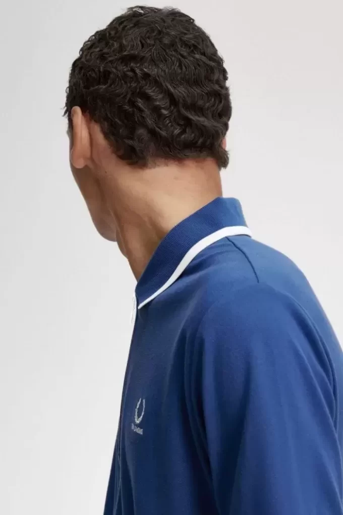 Polo da uomo con mezza zip Polo da uomo con mezza zip
