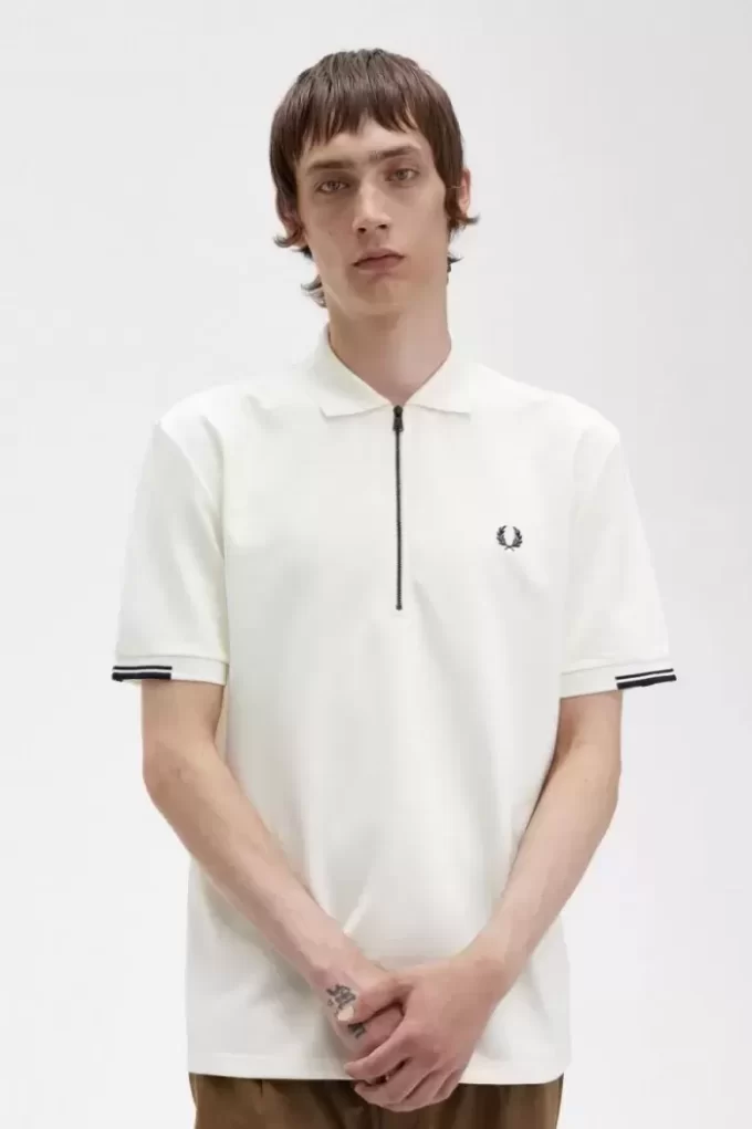 Polo da uomo con mezza zip Polo da uomo con mezza zip