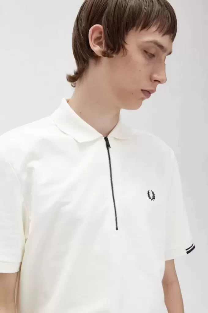 Polo da uomo con mezza zip Polo da uomo con mezza zip