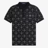 Polo da uomo geometrica Polo da uomo geometrica