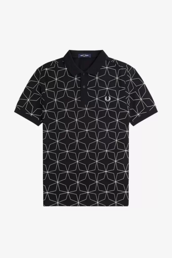 Polo da uomo geometrica Polo da uomo geometrica
